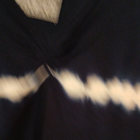 Young Fabulous & Broke Navy and White Tie-Dye Tee - Picture 6 of 7